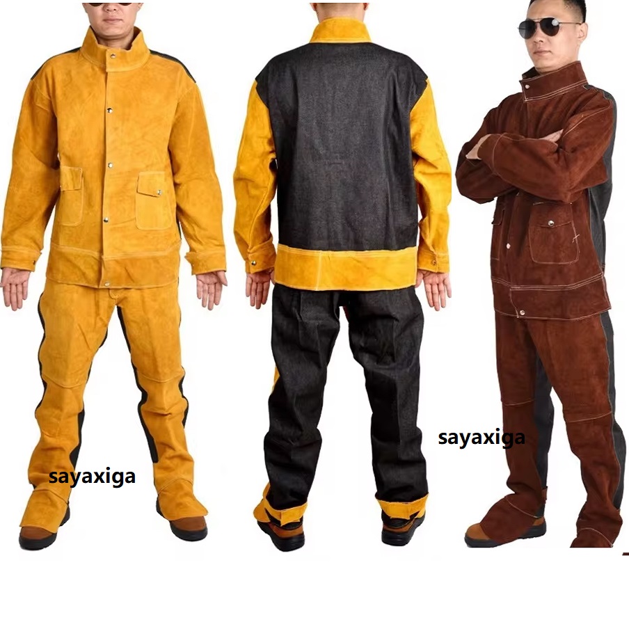Heavy Equipment Welder - Tute per saldatura in pelle resistente