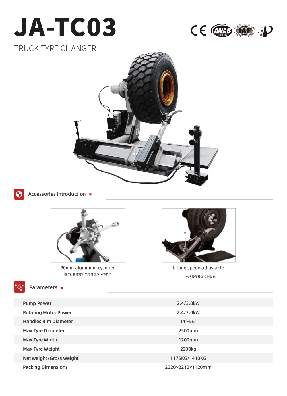 Smontagomme automatico per cam - Heavy Equipment Sales recensione e prezzo