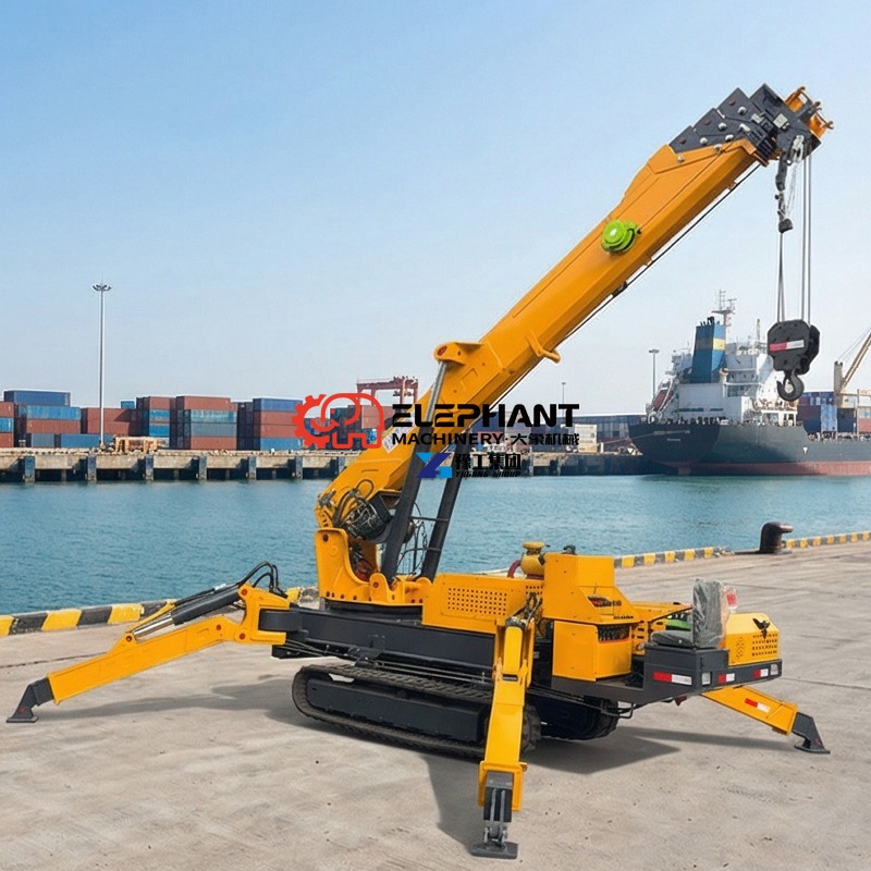 Grua cingolata compatta a ragn - Compact Crawler Boom Lift recensione e prezzo