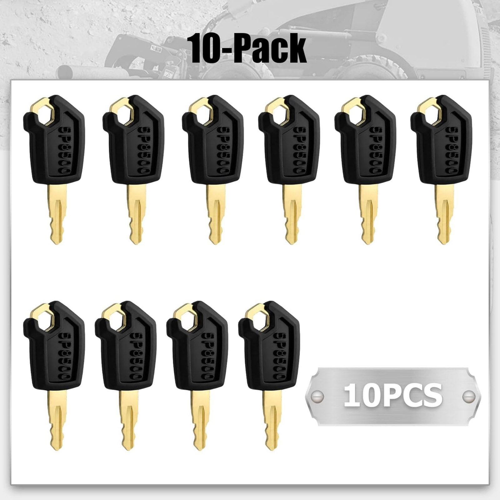 10 Pezzi Chiave di Accensione  - Heavy Equipment Cat recensione e prezzo