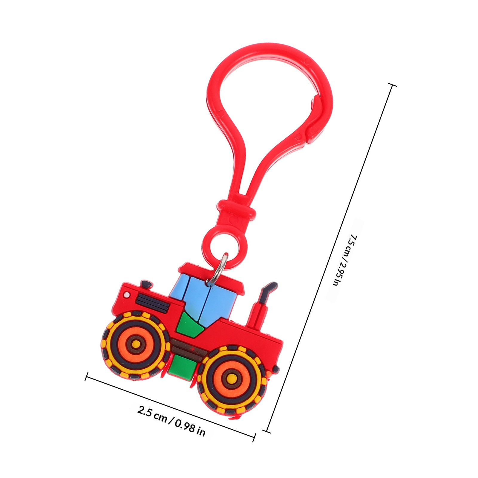 12 portachiavi a tema macchina - Heavy Equipment Key Ring recensione e prezzo