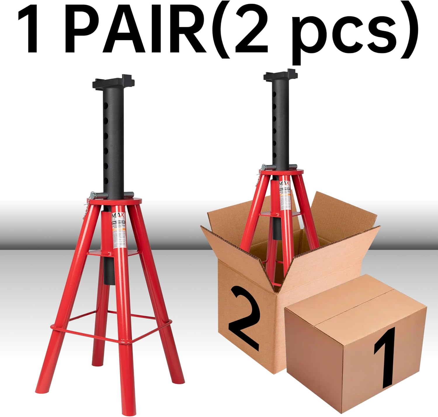 Cavalletti Regolabili a Perno  - Heavy Equipment Jack Stands recensione e prezzo