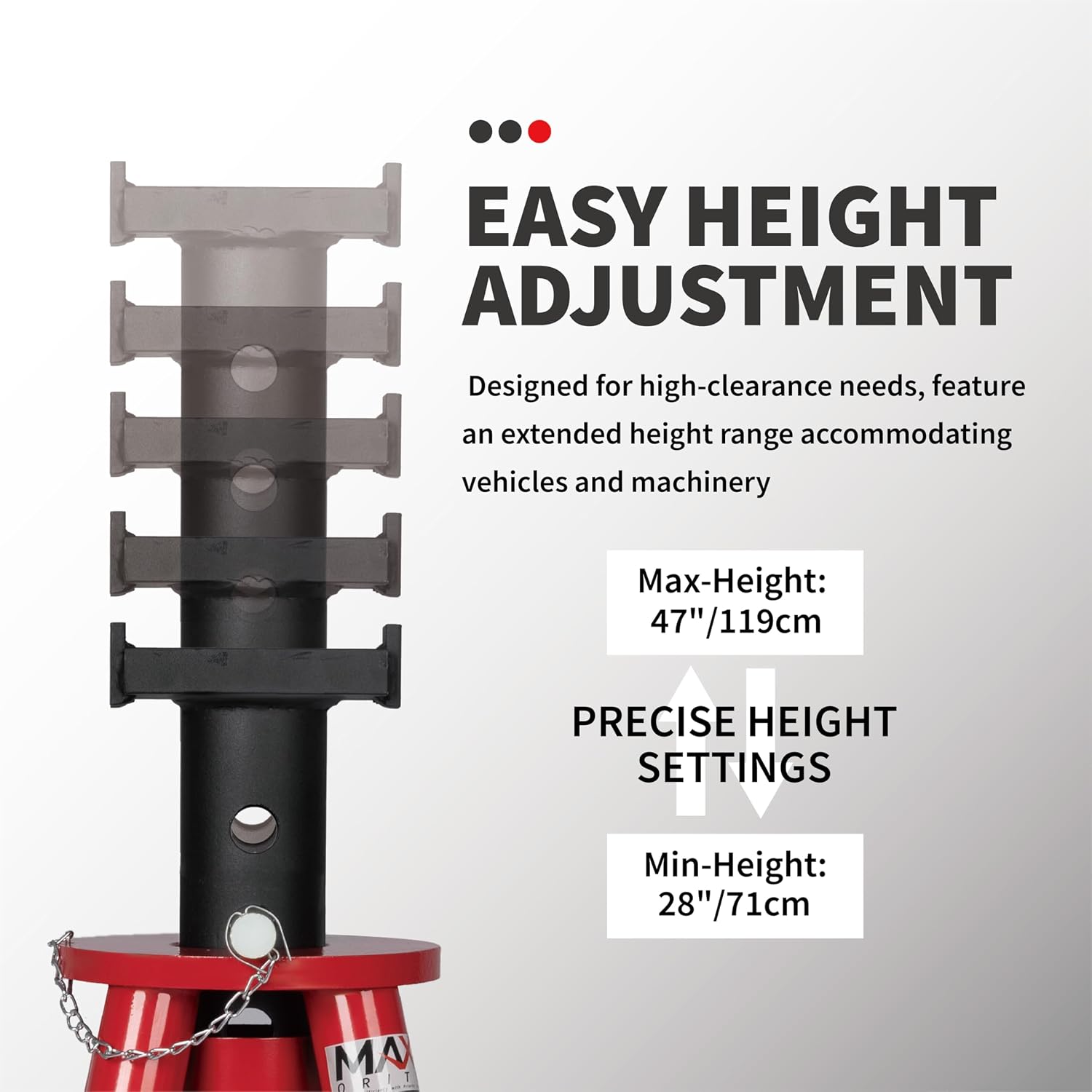 Cavalletti Regolabili a Perno  - Heavy Equipment Jack Stands recensione e prezzo